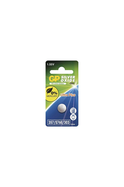 GP Baterie cu oxid de argint, 357F (SR44, SR1154), SR44, 1.55V, blister, 1 bu...
