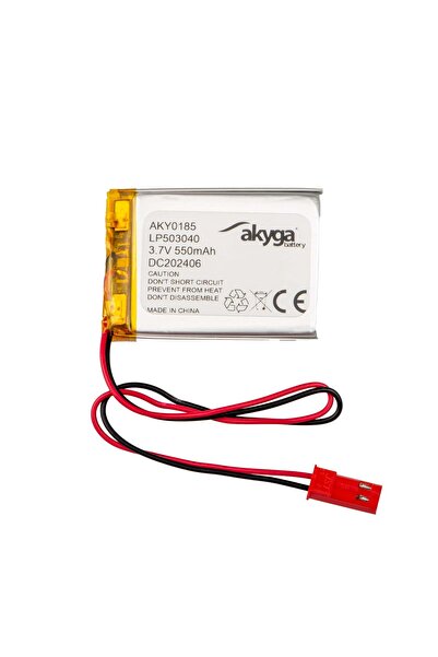 Akyga Baterie Litiu Polimer AKY0185 LP503040 Li-Po 3.7V / 550mAh PCM Conector...