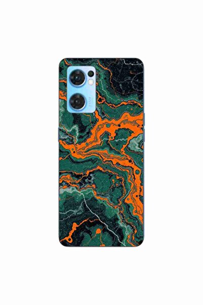 OEM Husa compatibila cu Oppo Reno7 5G Silicon Gel Tpu Model Soft Jade Marble