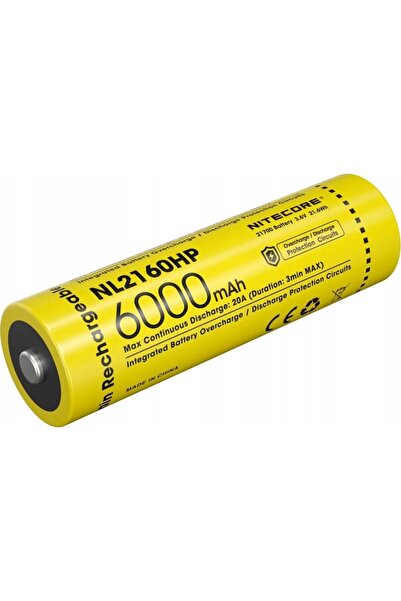 Nitecore Akumulator 21700 6000mAh High Performance