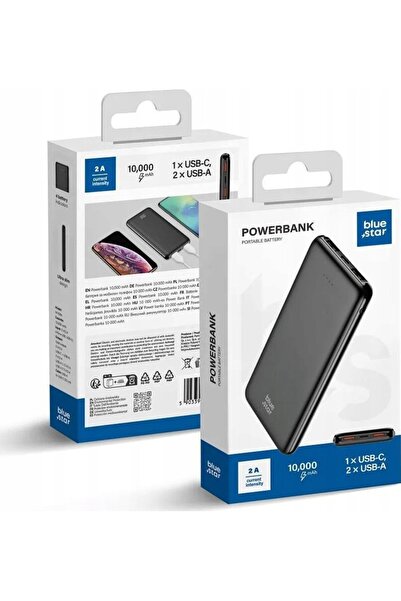 Bluestar BLUE STAR powerbank 10000 mAh 2A W1086 negru