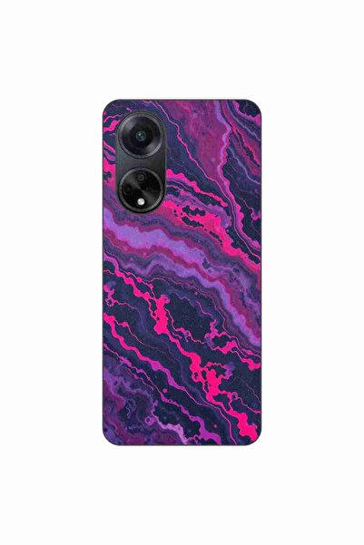 OEM Husa compatibila cu Oppo A98 5G Silicon Gel Tpu Model Midnight Rose Marble