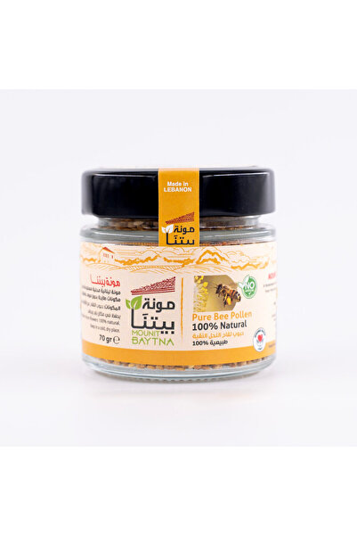 mounit baytna حبوب لقاح النحل النقية 100% طبيعية 70 جرام