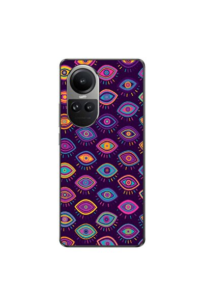 OEM Husa compatibila cu Oppo Reno10 5G Silicon Gel Tpu Model Tribal Eyes