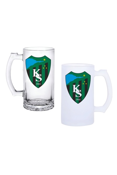 Ghostbastır Kocaelispor Kulplu Bira Bardağı Buzlu veya Şeffaf Seçenekli 0142