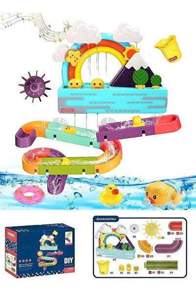 Generic Bath Duck Toy with Light and Music, Toddlers Bathtub Toy with Marble ...