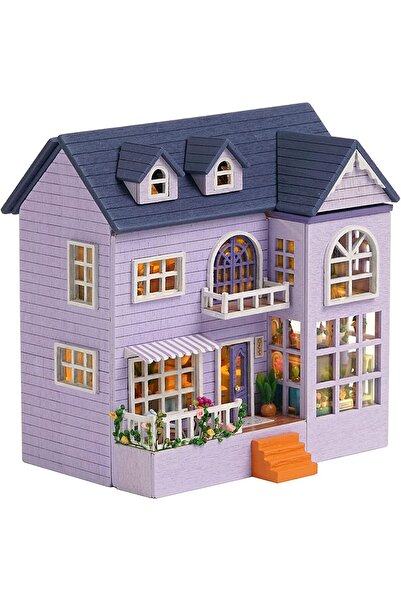 Arabest DIY Dollhouse Miniature Kit,Furniture,LED Light,Tiny House Making,for...