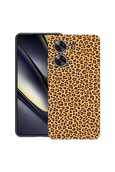 bestcase ¬Æ Husa pentru Poco X7 Pro 5G, Leopard pattern, Slim Silicon 0.8MM, ...