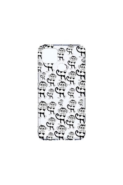 bestcase Διαφανής Θήκη Σιλικόνης 2MM, Συμβατή με Realme C25Y, Monkeys, Αντικρ...