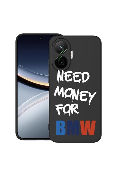 bestcase Θήκη για Poco F7 με σχέδιο  "Need Money For BMW ", TPU Ματ Εξαιρετικ...