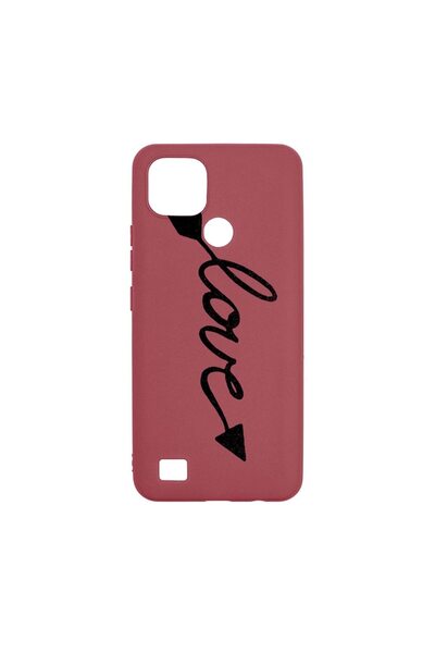bestcase Θήκη σιλικόνης, Συμβατή με Realme C21, Love, ανθεκτική στη φθορά, PG...