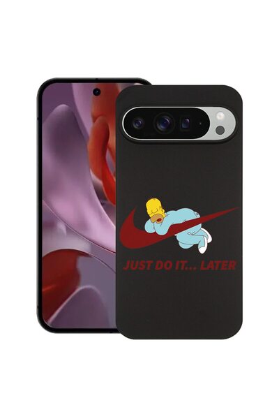 bestcase ¬Æ Husa Slim Silicon pentru Google Pixel 9, Just Do It Later Homer S...