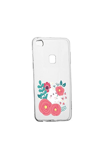 bestcase Θήκη με σχέδιο κουνελιού σε λουλούδια, για Huawei P10 Lite, ανθεκτικ...