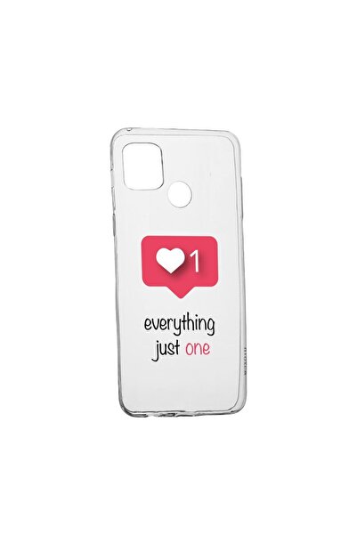 bestcase Θήκη σιλικόνης συμβατή με Realme C21, Ειδοποίηση αγάπης, ανθεκτική σ...