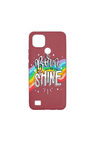 bestcase Husa Silicon, Compatibila Cu Realme C21, Born To Shine, rezistenta l...