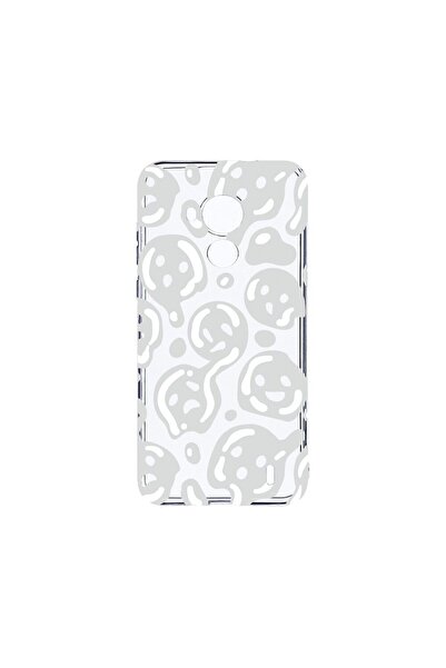 bestcase Прозрачен силиконов калъф 2ММ, съвместим с Nokia C30, сив ацидно усм...