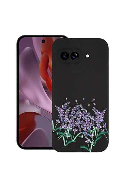 bestcase Калъф за Google Pixel 9a, Лавандулов, Тънък силиконов 0.8ММ, Удароус...