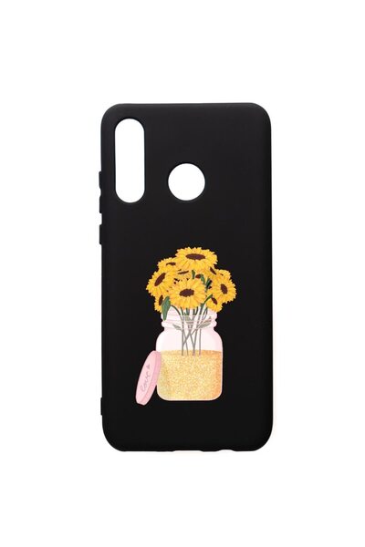 bestcase Husa de protectie Huawei P30 Lite, Sunflower, silicon, cu interiorul...