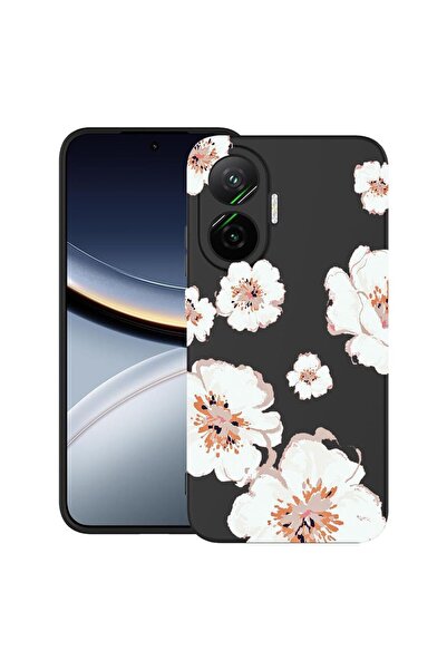 bestcase ¬Æ Husa pentru Poco F7 cu Design Pastel Colors - Flowers, TPU Mat Ul...
