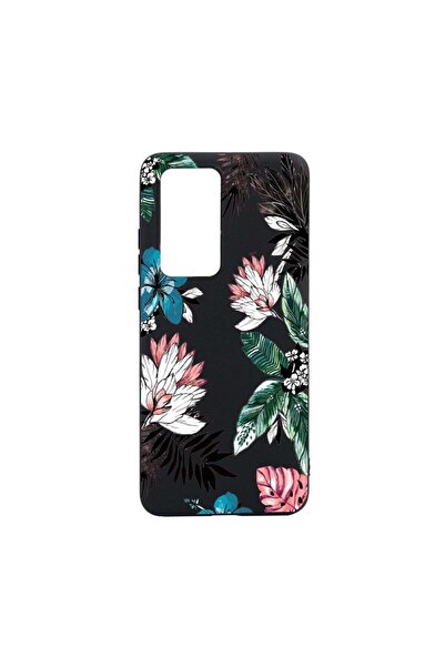 bestcase Husa Huawei P40, Flori tropicale, rezistenta la uzura, anti-alunecar...