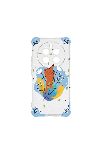 bestcase ¬Æ Husa Anti Shock 1.5MM, Compatibila Cu Realme 12 Pro Plus, Flowers...