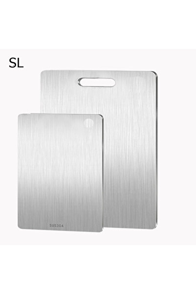 Choice1 Sliver-SL Kitchen Stainless Steel Cutting Board Titanium Cutting Boar...