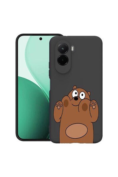 bestcase ¬Æ Ultra Slim TPU Case Compatible with Poco M7, with Bears Design, 3...
