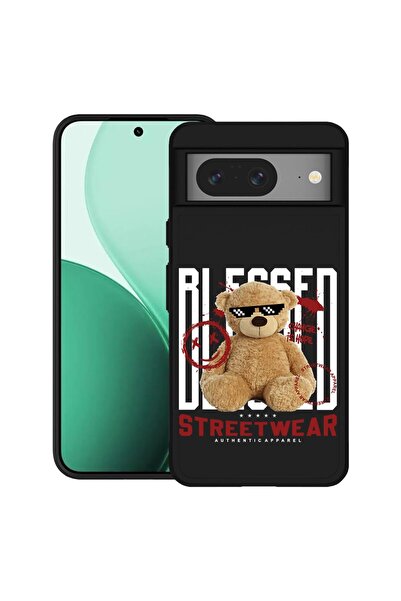 bestcase ¬Æ Husa TPU Ultra Slim Compatibil cu Google Pixel 8, cu Design Teddy...