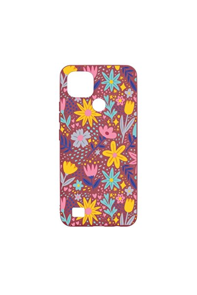 bestcase Husa Silicon, Compatibila Cu Realme C21, Little Flowers, rezistenta ...
