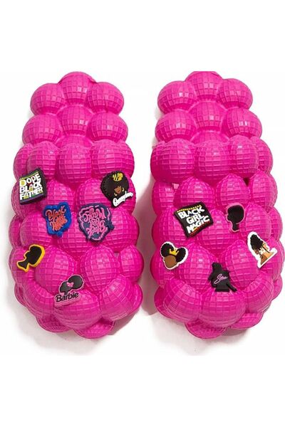 Pova Kids Bubble Slides with Heel Strap, Bubble Slipper for Boys and Girls, C...