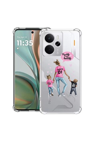bestcase Husă Antișoc Compatibilă cu Poco M7 Pro 5G, cu Design Mom Life Boy A...