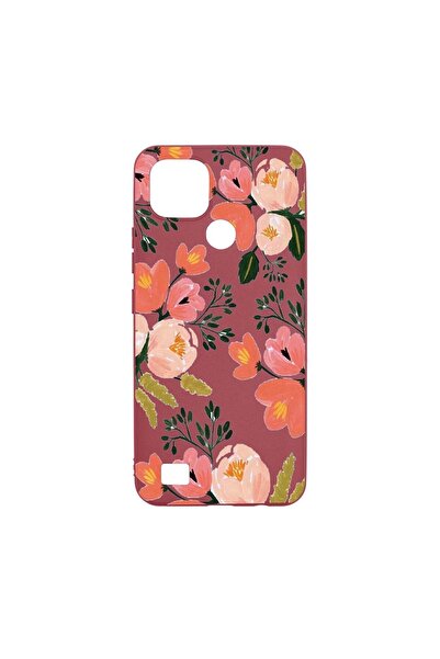 bestcase Силиконов калъф, съвместим с Realme C21, Колекция  "Пастелни цветове...