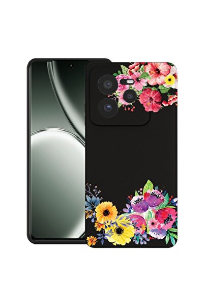bestcase Husă pentru Realme GT 7 Pro, Silicon subțire premium de 1.2MM, Flori...