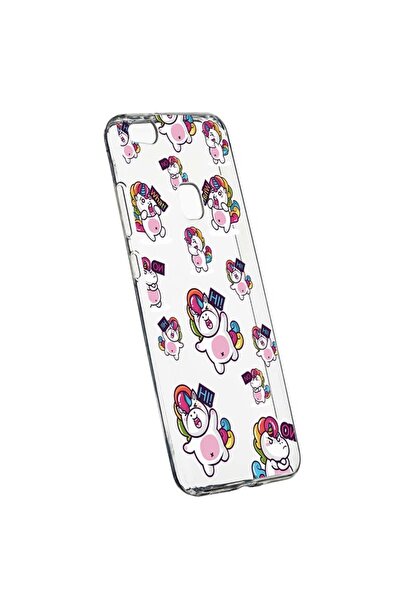 bestcase Husa Silicon, Transparent, Slim, Fat Unicorn, Huawei P10 LITE