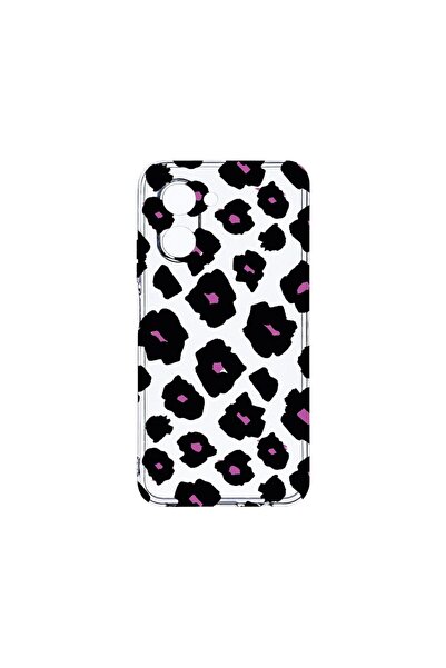 bestcase Διαφανής Θήκη Σιλικόνης 2MM, Συμβατή με Realme C33, Σχέδιο Λεοπάρ Μπ...