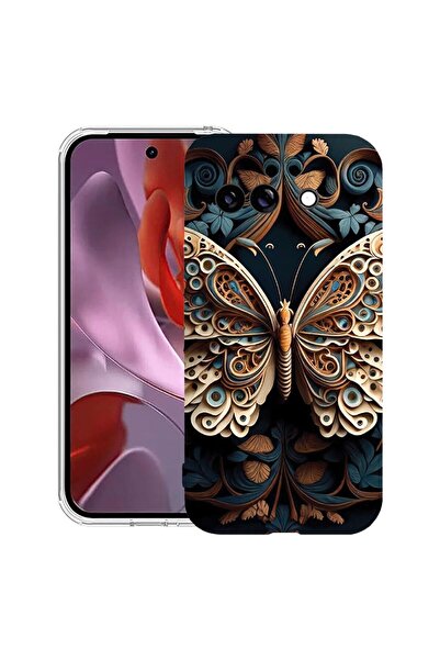 bestcase Husă Antișoc 1.5mm Compatibilă cu Google Pixel 10a, cu Design Flutur...