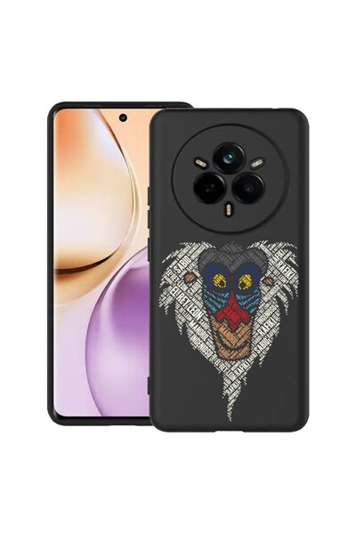 bestcase Husă pentru Realme 14 Pro Plus 5G, Calligraphy Rafiki, Silicon subți...