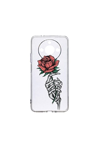bestcase Διαφανής Θήκη Σιλικόνης 2MM, Συμβατή με Realme 11, Σχέδιο Τριαντάφυλ...