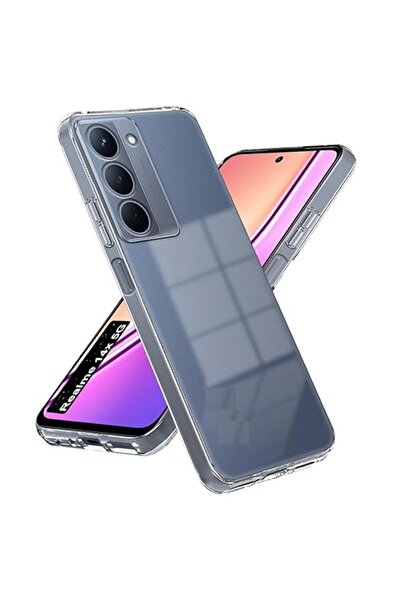 bestcase ¬Æ Husa Clear Silicon pentru Realme 14x, Transparent