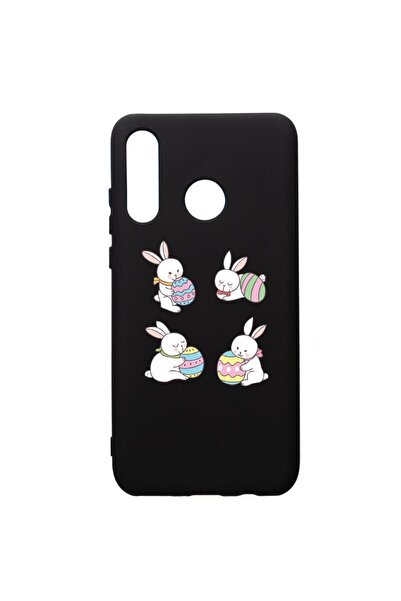 bestcase Husa de protectie Huawei P30 Lite, Rabbit easter, silicon, cu interi...