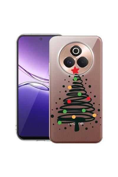bestcase ¬Æ Husa pentru Realme P3 Pro cu Design Crhistmas Tree, Clear Slim Si...