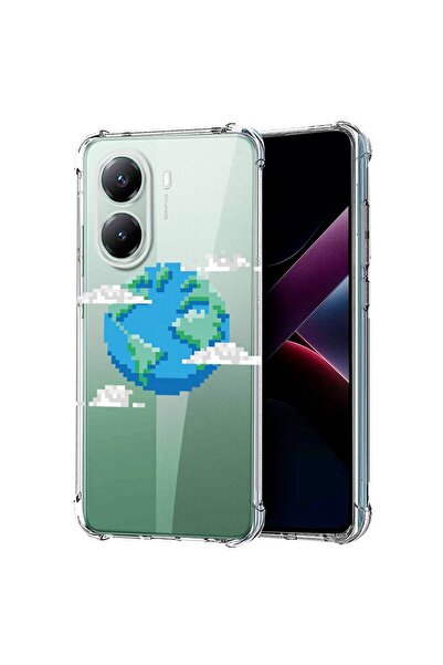 bestcase Съвместим калъф за Poco X7 Pro 5G, Удароустойчив 1.5ММ, Minecraft Ea...