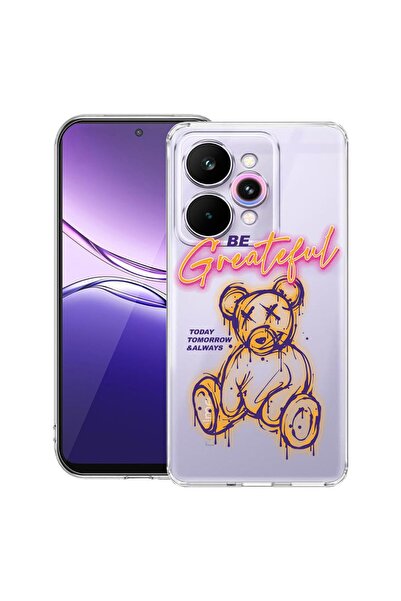 bestcase Διαφανής Λεπτή Θήκη Σιλικόνης Συμβατή με Realme 15 / 15 Pro, Αρκουδά...