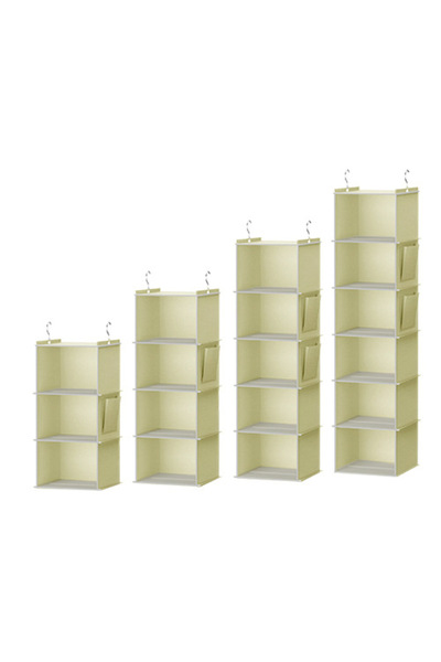 Choice11 Fourth floor Beige hook Wardrobe storage bamboo sheet multi-layer st...