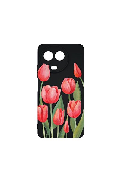 bestcase Калъф BestCase™ Премиум течен силикон, съвместим с Realme 11 5G, Чер...
