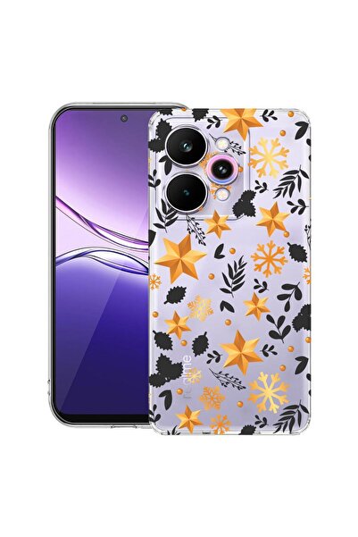 bestcase ¬Æ Husa Clear Slim Silicon Compatibila cu Realme 15 / 15 Pro, Golden...