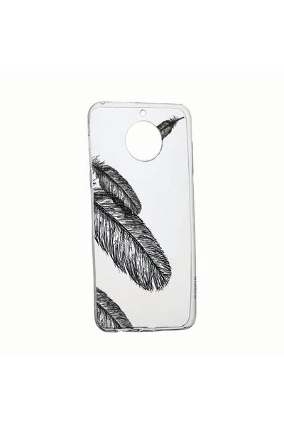 bestcase Husa Silicon Compatibila Cu Nokia C30, Feathers BW, rezistenta la uz...