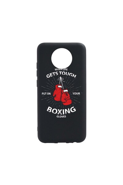 bestcase Силиконов калъф, съвместим с Nokia C10, боксов дизайн, устойчив на и...