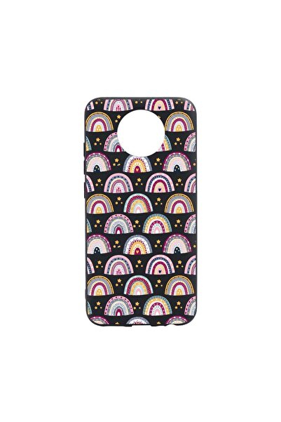 bestcase Husa Silicon Compatibila Cu Nokia C30, Rainbow Hand Drawn, rezistent...