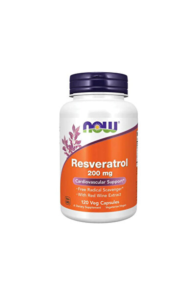 Now Foods Resveratrol 200mg 120 capsule -